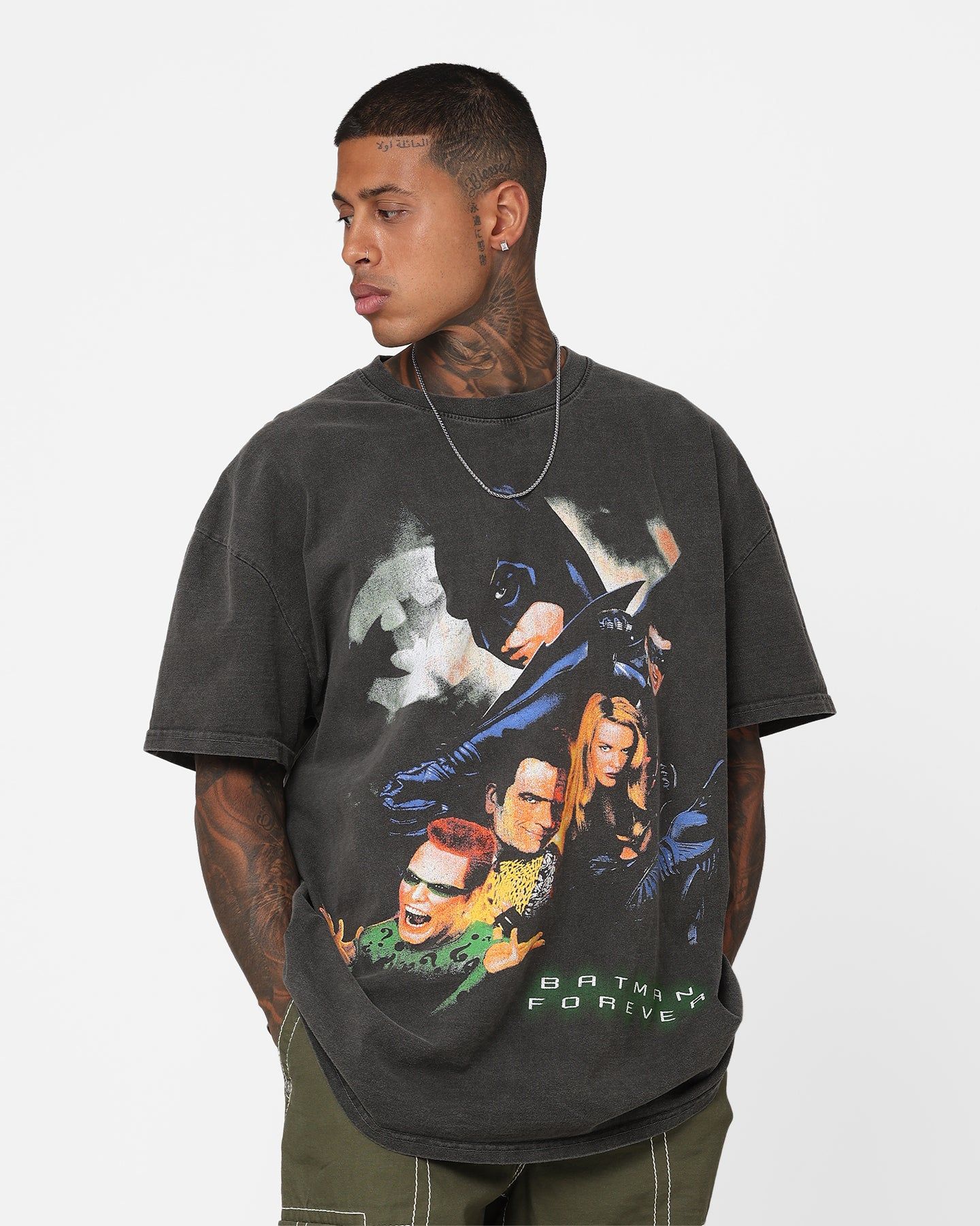 American Thrift X DC 1995 Batman Forever Heavyweight T-Shirt Black Wash sold by Culture Kings