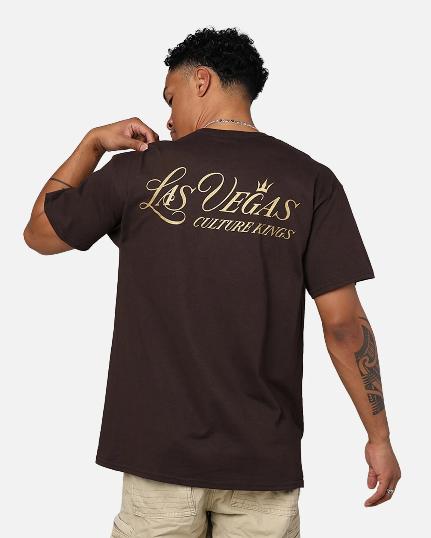 Culture Kings Vegas T-Shirt Dark Chocolate sold by Culture Kings