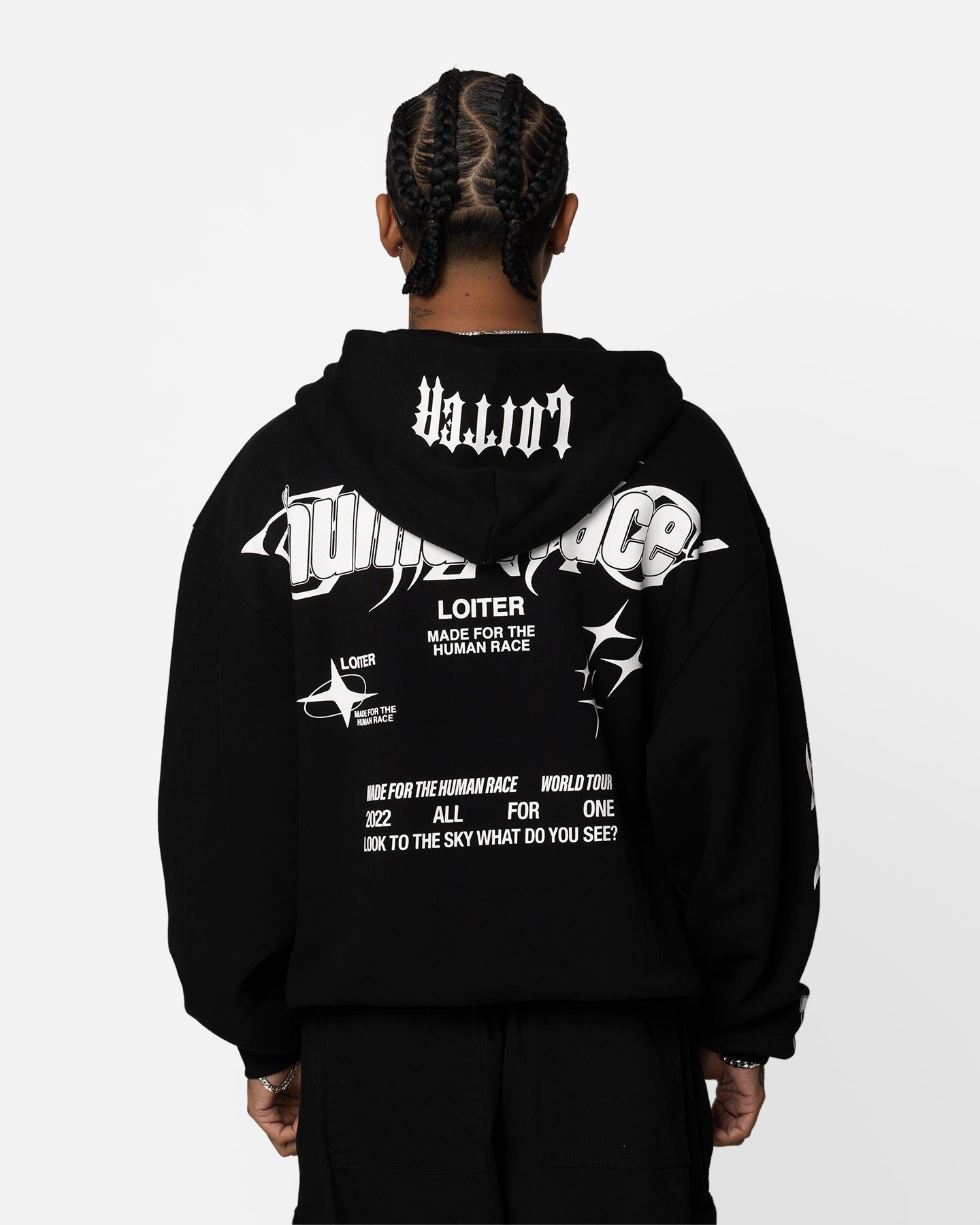 Loiter Rave Zip Hoodie Black sold by Culture Kings product image thumbnail 7