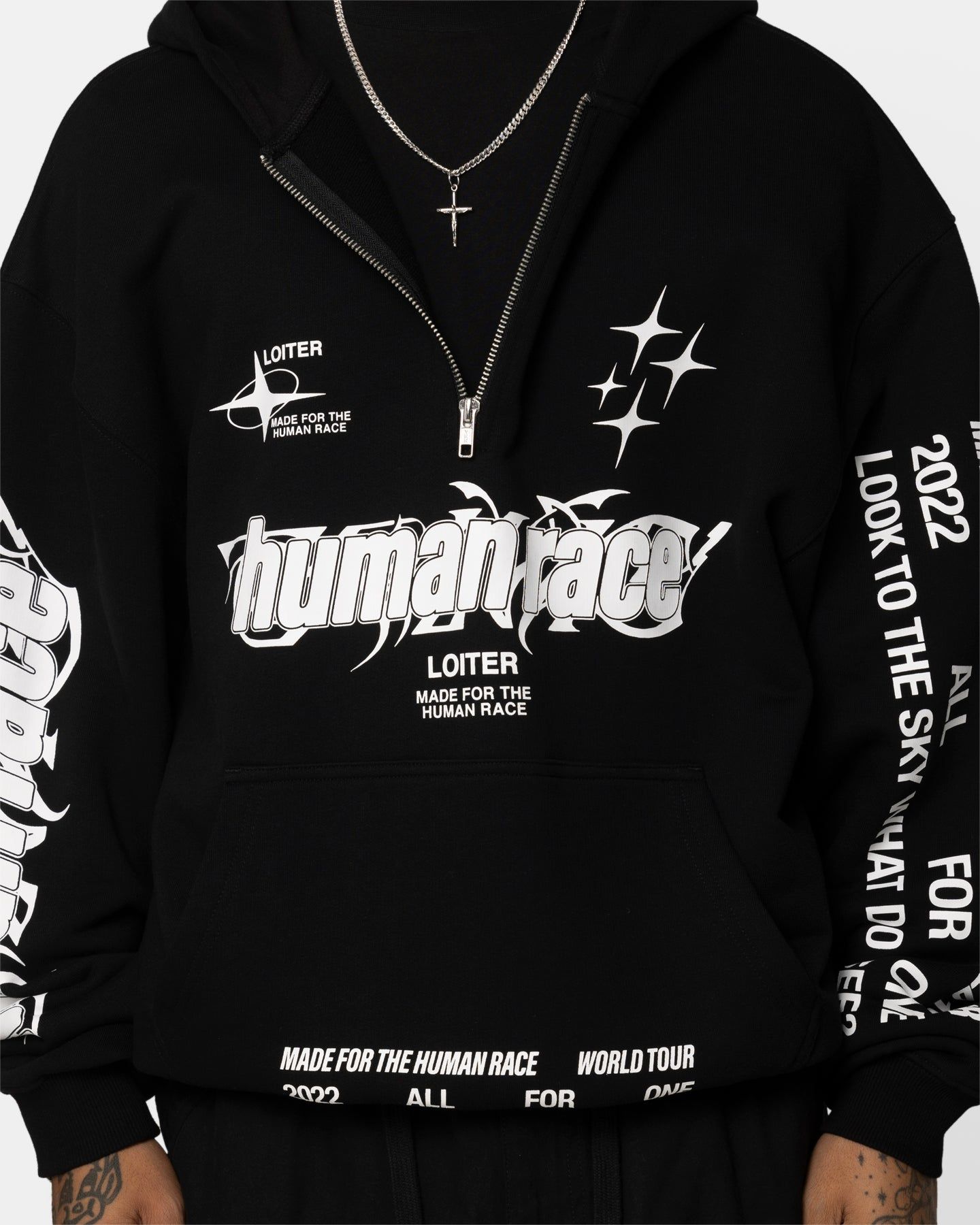 Loiter Rave Zip Hoodie Black sold by Culture Kings product image thumbnail 6