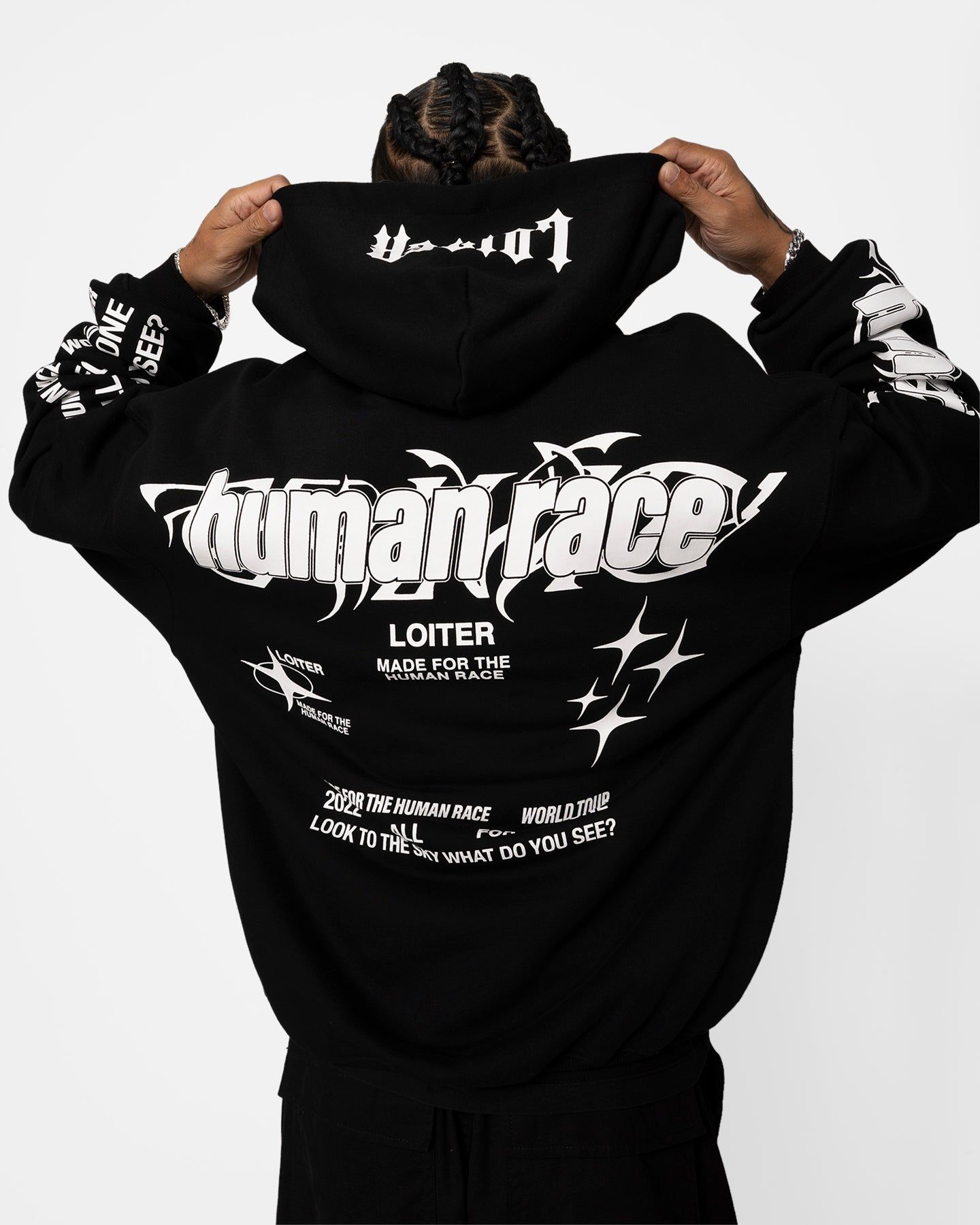 Loiter Rave Zip Hoodie Black sold by Culture Kings