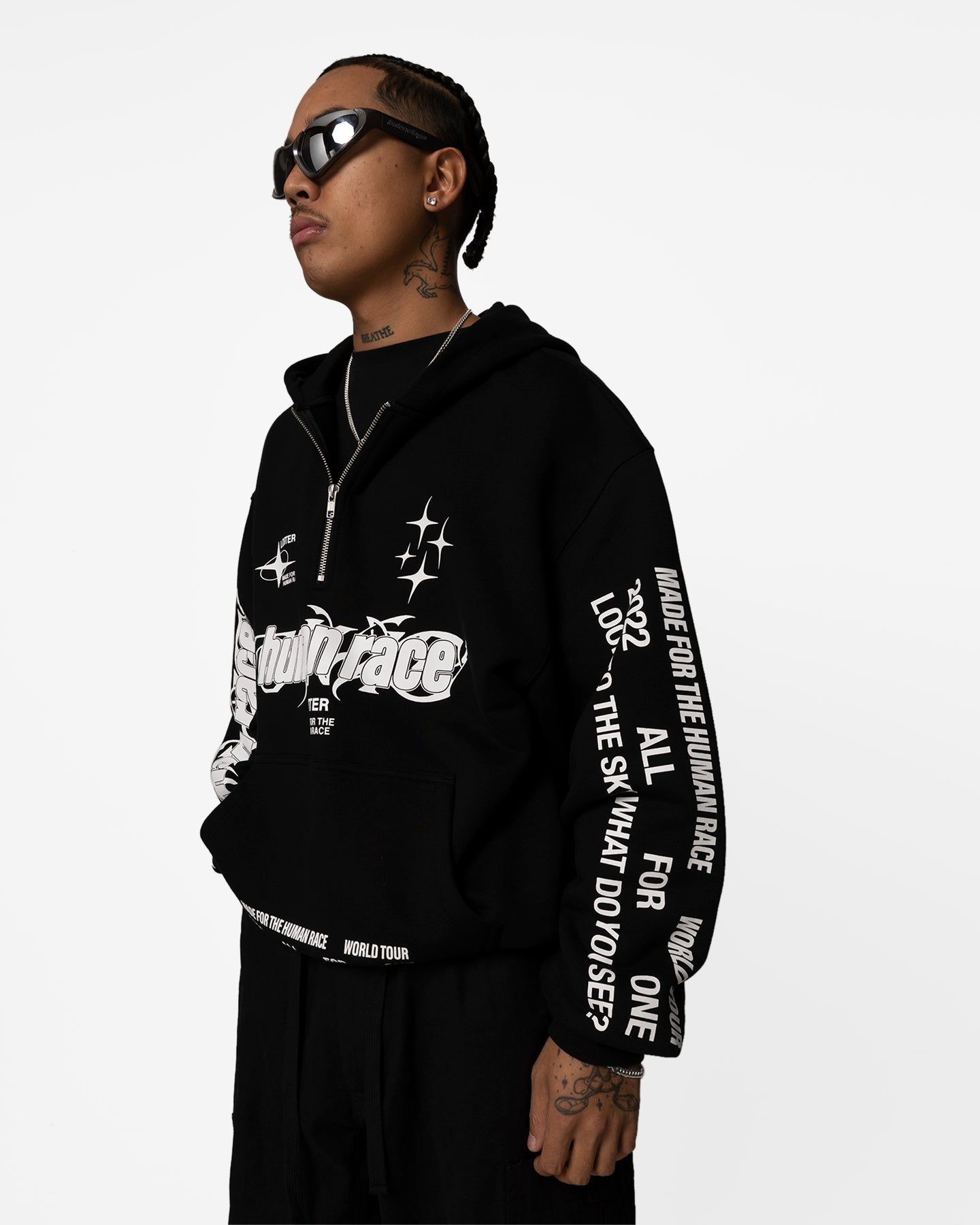 Loiter Rave Zip Hoodie Black sold by Culture Kings product image thumbnail 5