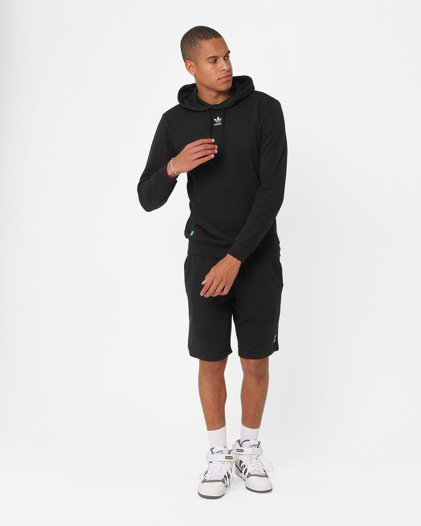 Adidas Essentials+ Hemp Shorts Black sold by Culture Kings product image thumbnail 2