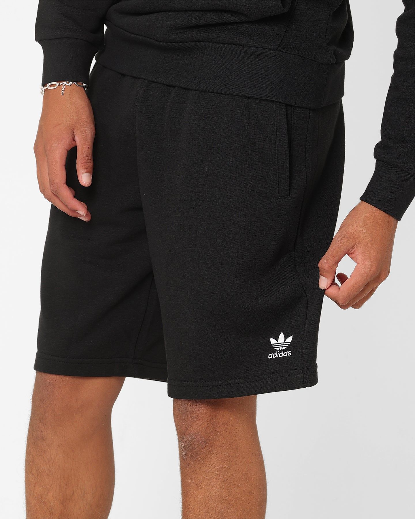Adidas Essentials+ Hemp Shorts Black sold by Culture Kings product image thumbnail 3