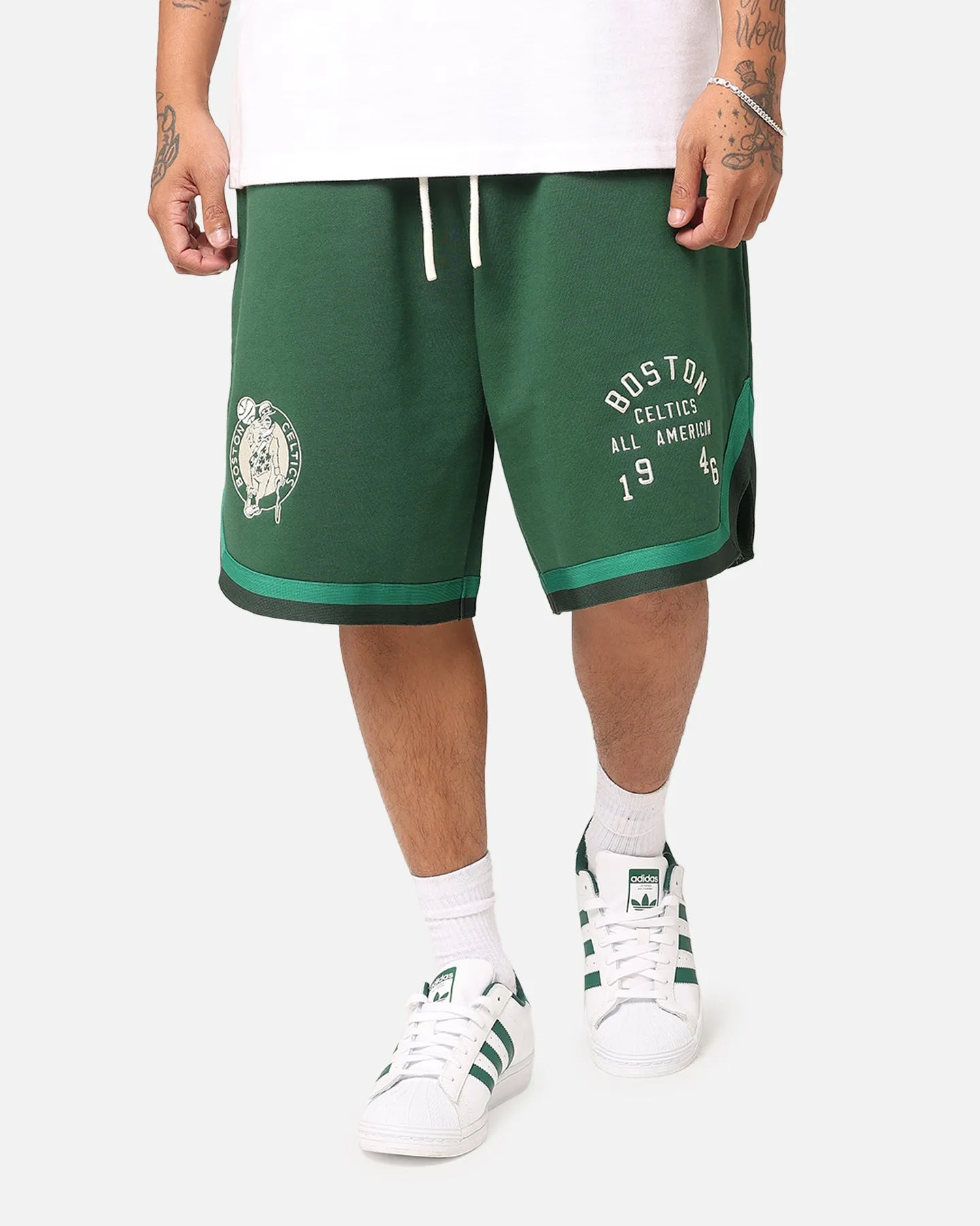 Mitchell & Ness Boston Celtics All American Shorts Faded Dark Green sold by Culture Kings