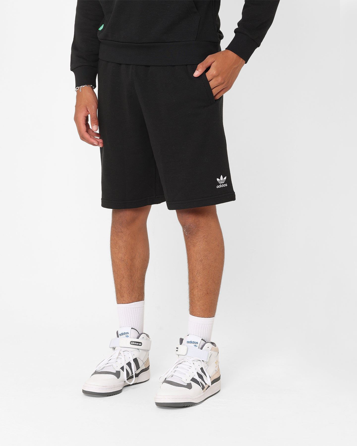 Adidas Essentials+ Hemp Shorts Black sold by Culture Kings
