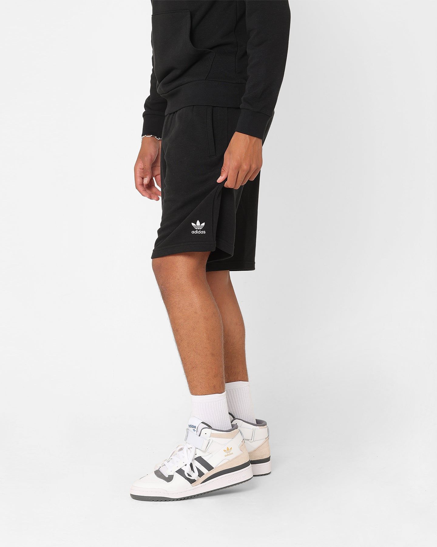 Adidas Essentials+ Hemp Shorts Black sold by Culture Kings product image thumbnail 6