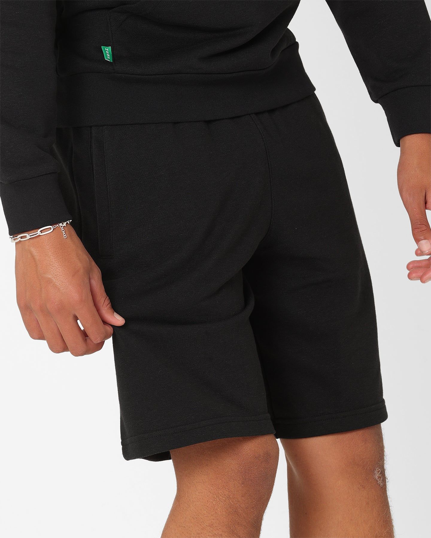 Adidas Essentials+ Hemp Shorts Black sold by Culture Kings product image thumbnail 4