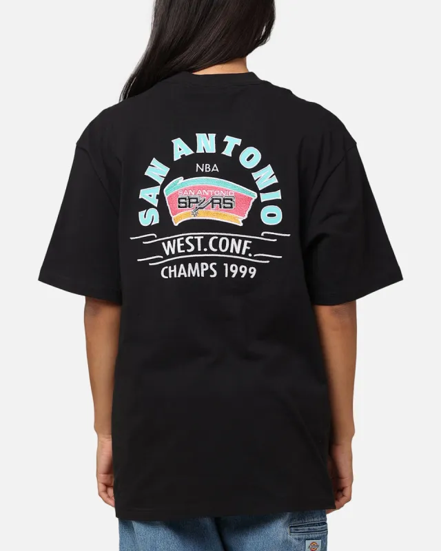 Mitchell & Ness San Antonio Spurs Arch T-Shirt Faded Black sold by Culture Kings