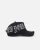 New Era New York Yankees 'Gothic Script' 9FORTY A-Frame Snapback Navy/Grey sold by Culture Kings