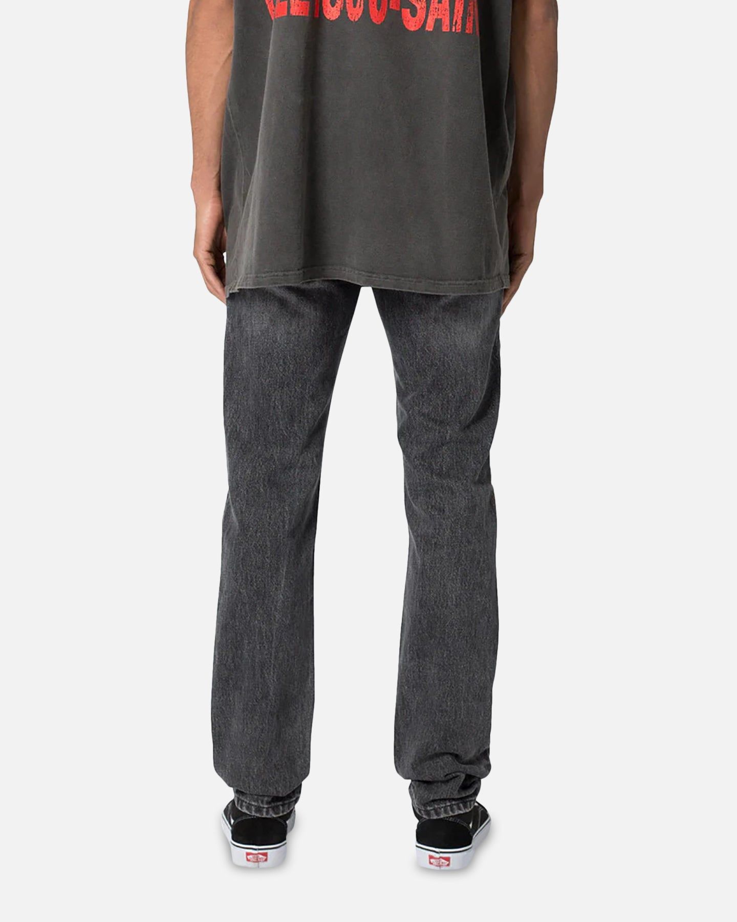 MNML D530 Zipper Denim Jeans Washed Black sold by Culture Kings product image thumbnail 4