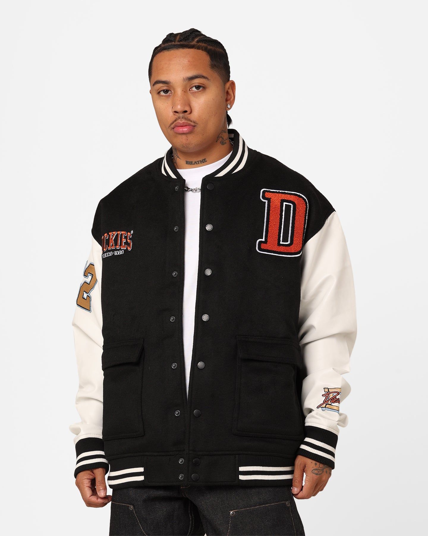 Dickies Letters Jacket Black sold by Culture Kings product image thumbnail 2