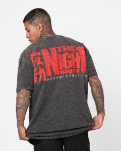 The Night Shift Dog Heavyweight Vintage T-Shirt Black Wash sold by Culture Kings
