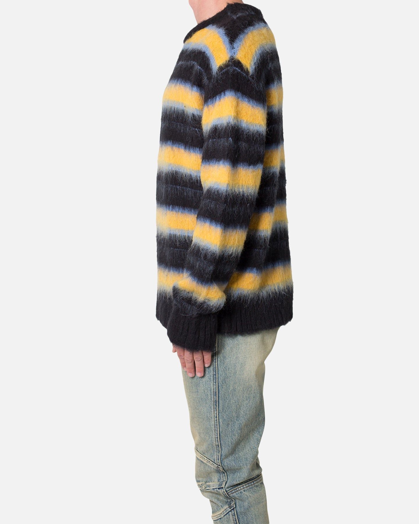 MNML Striped Mohair Sweater Black sold by Culture Kings product image thumbnail 3