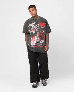 The Night Shift Dog Heavyweight Vintage T-Shirt Black Wash sold by Culture Kings