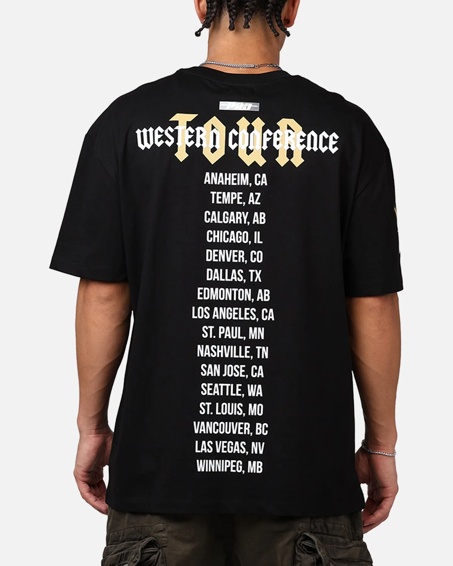 Pro Standard Vegas Golden Knights City Tour CJ Drop T-Shirt Black sold by Culture Kings product image thumbnail 2