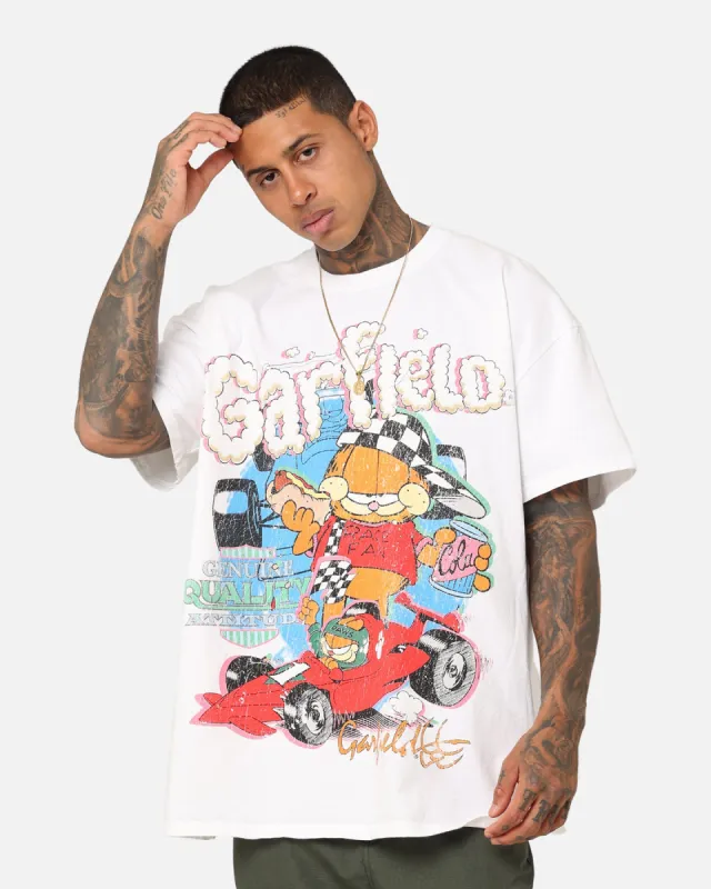 American Thrift X Garfield Race Heavyweight T-Shirt White sold by Culture Kings