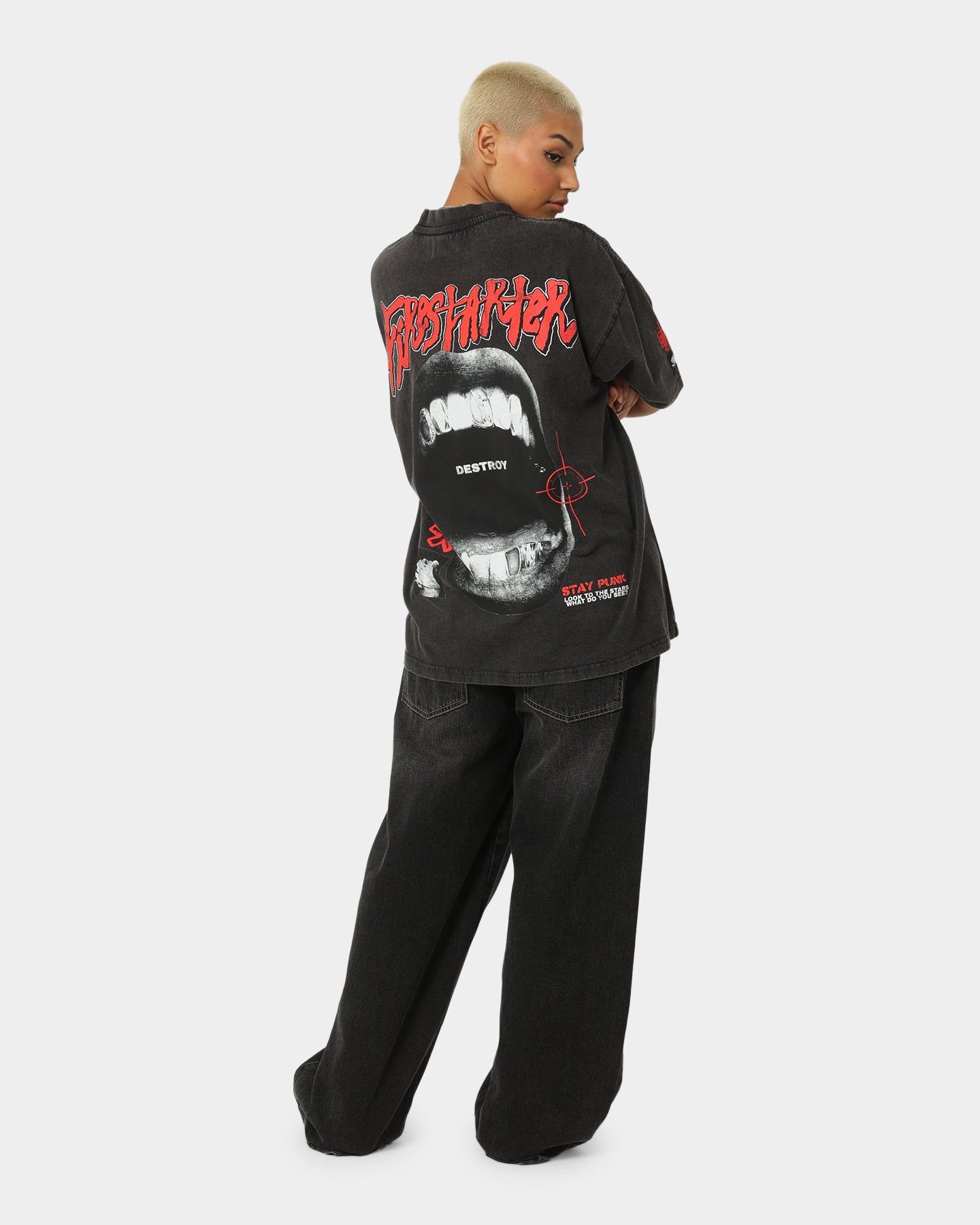 Loiter Firestarter Vintage T-Shirt Vintage Black sold by Culture Kings product image thumbnail 3