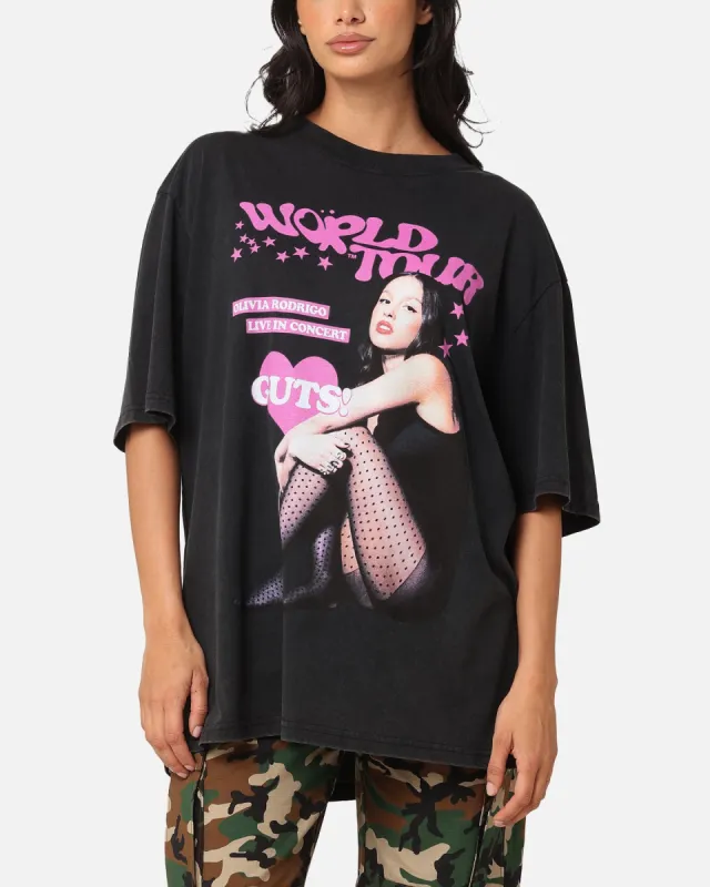 Bravado Olivia Rodrigo Guts T-Shirt Washed Black sold by Culture Kings