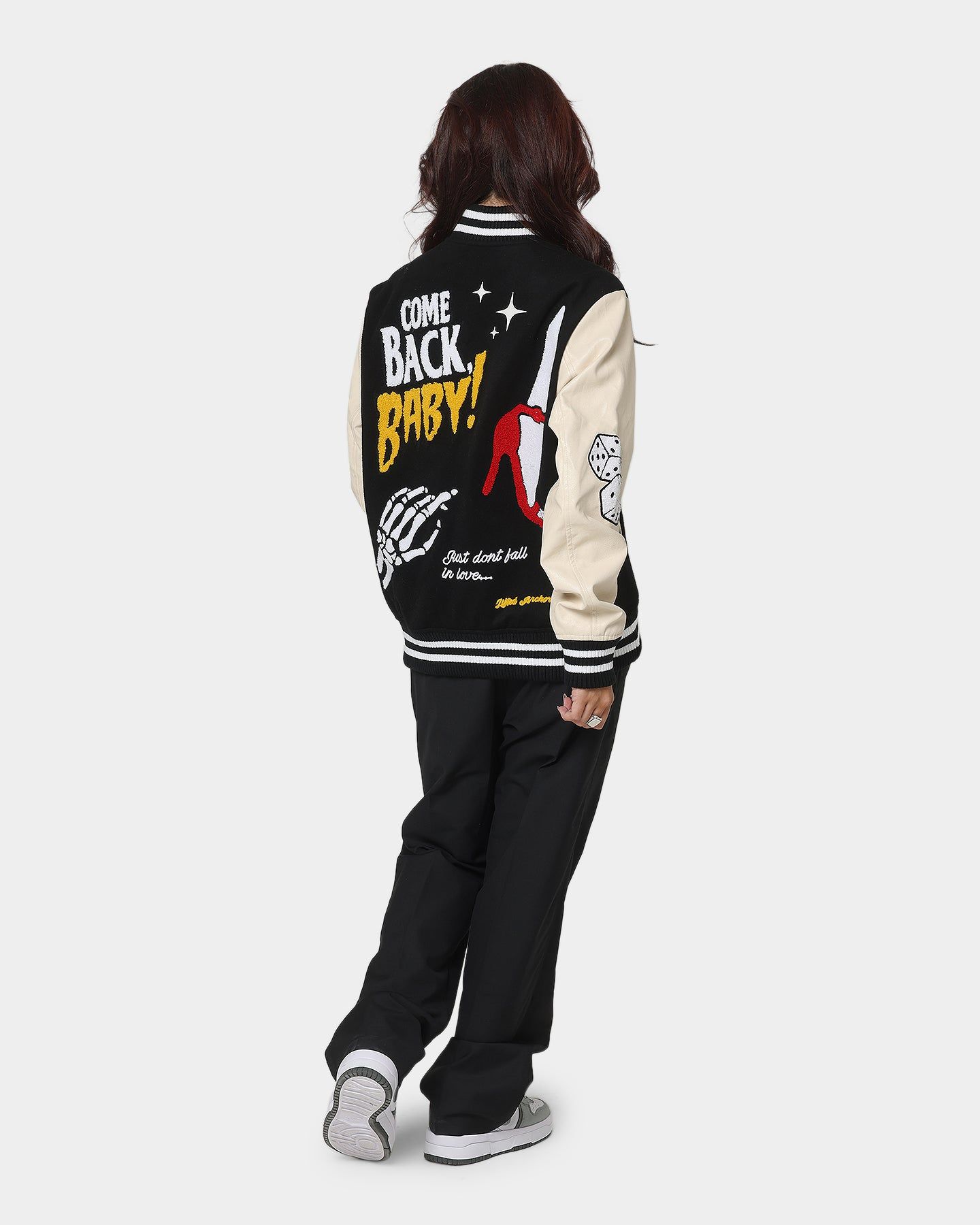Lifted Anchors State Chenille Varsity Jacket Black sold by Culture Kings product image thumbnail 2