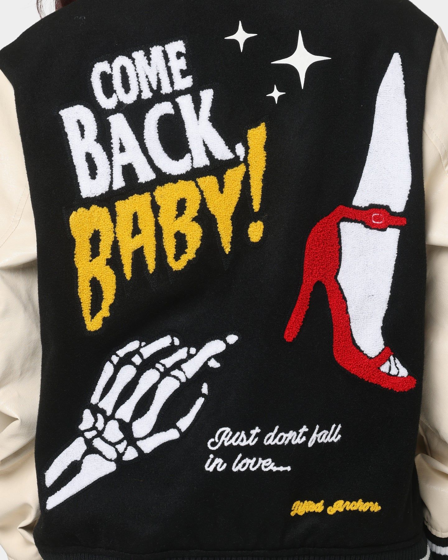 Lifted Anchors State Chenille Varsity Jacket Black sold by Culture Kings product image thumbnail 4