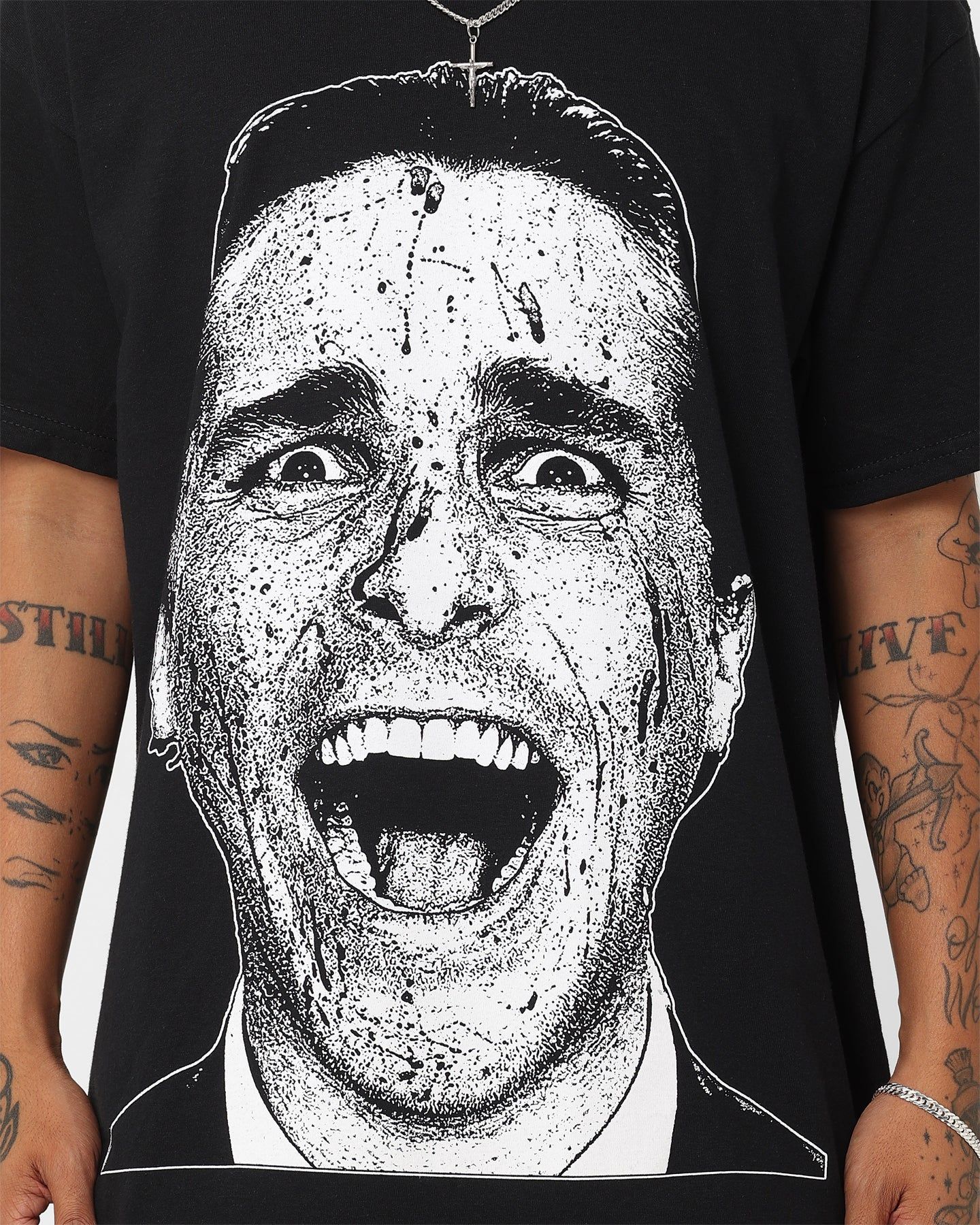 Rats Get Fat X American Psycho Patrick Bateman T-Shirt Black sold by Culture Kings product image thumbnail 4