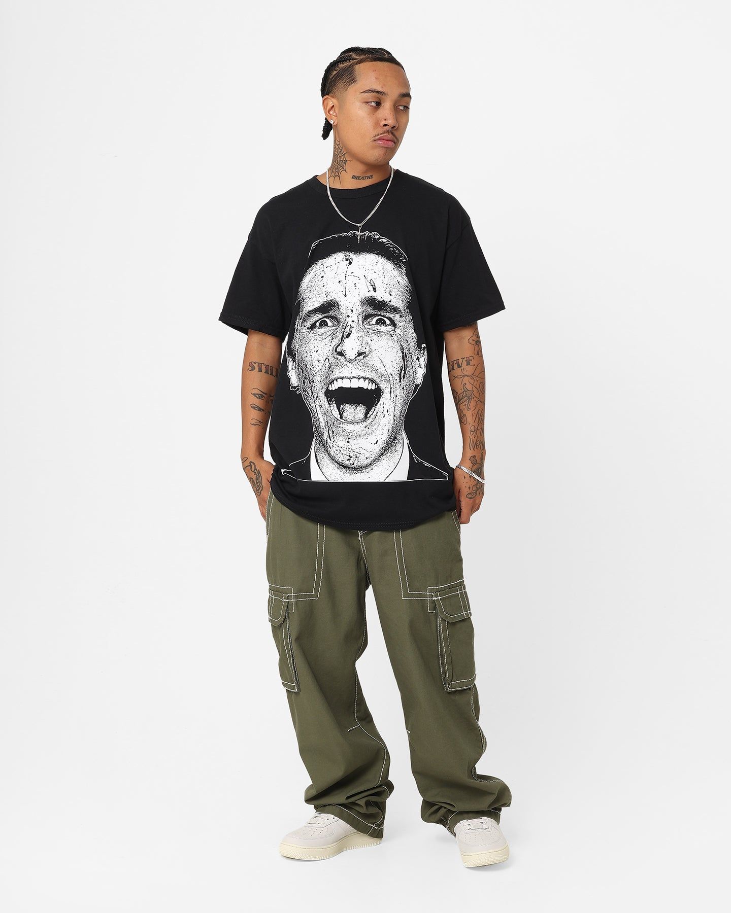 Rats Get Fat X American Psycho Patrick Bateman T-Shirt Black sold by Culture Kings product image thumbnail 3