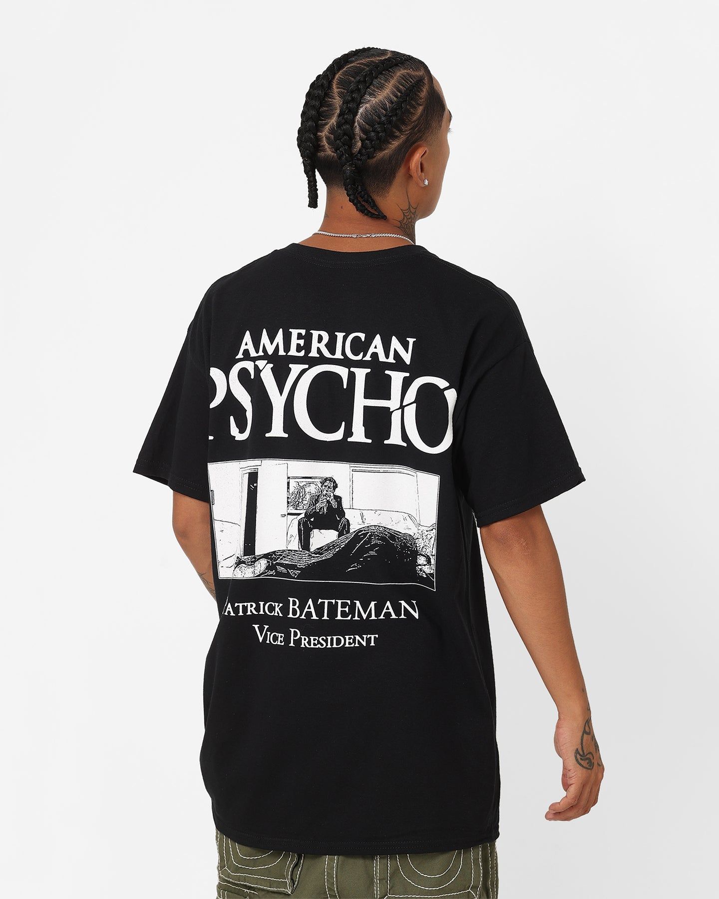 Rats Get Fat X American Psycho Patrick Bateman T-Shirt Black sold by Culture Kings product image thumbnail 2