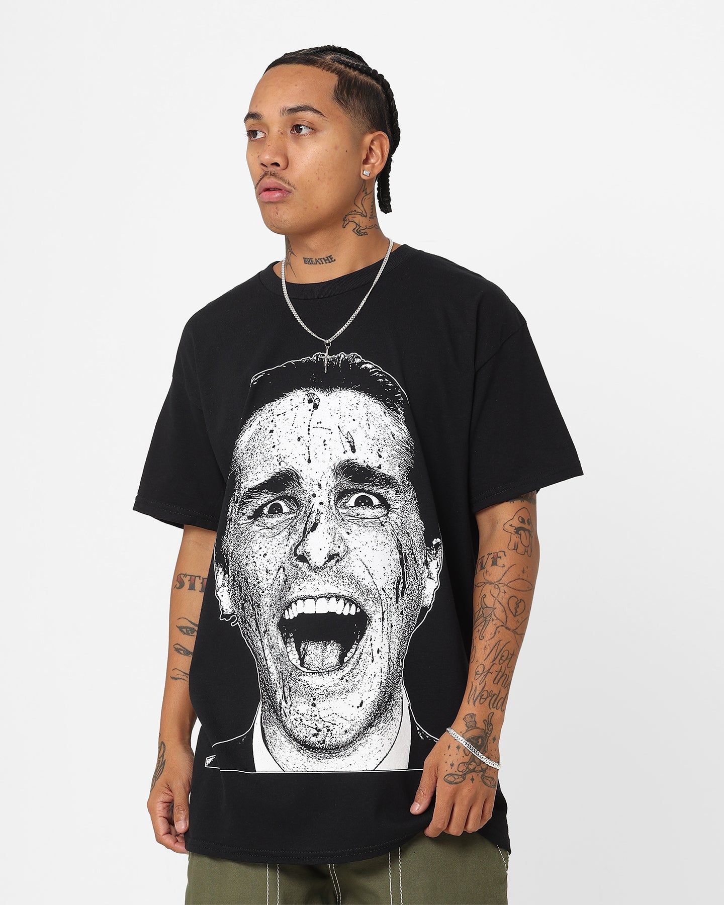 Rats Get Fat X American Psycho Patrick Bateman T-Shirt Black sold by Culture Kings