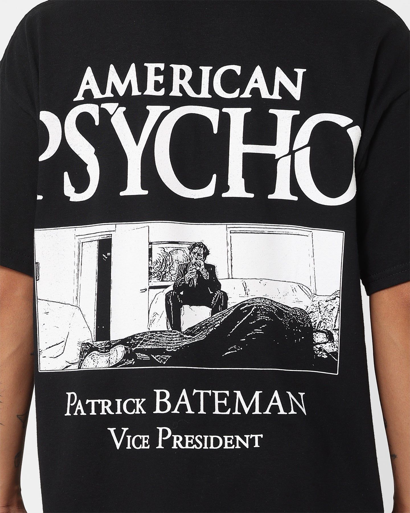 Rats Get Fat X American Psycho Patrick Bateman T-Shirt Black sold by Culture Kings product image thumbnail 5