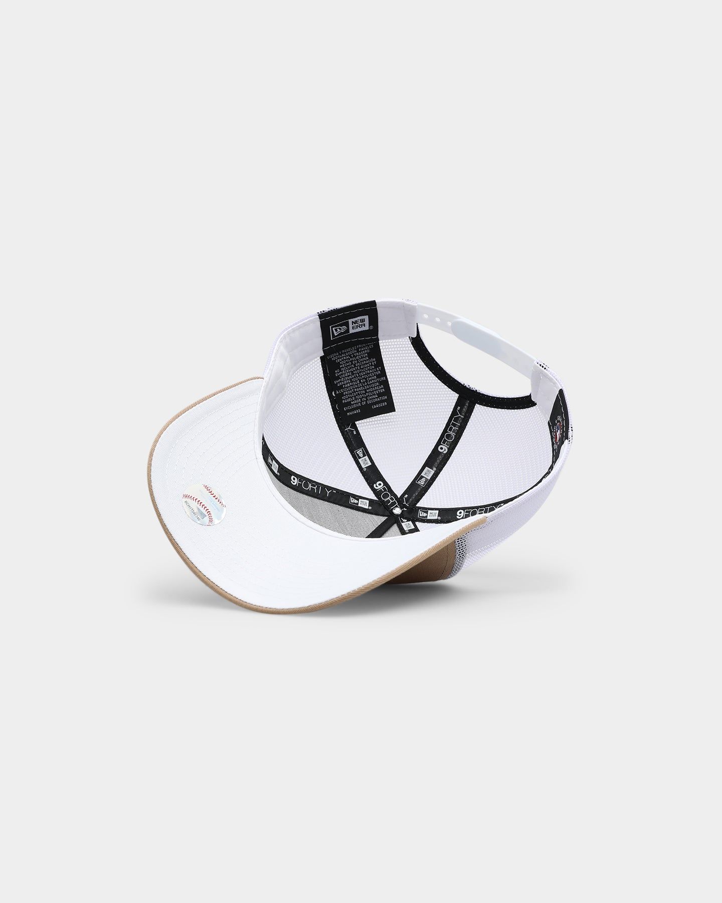 New Era Los Angeles Dodgers 'Summer Essential' 9FORTY A-Frame Trucker Tumbleweed/White sold by Culture Kings product image thumbnail 6