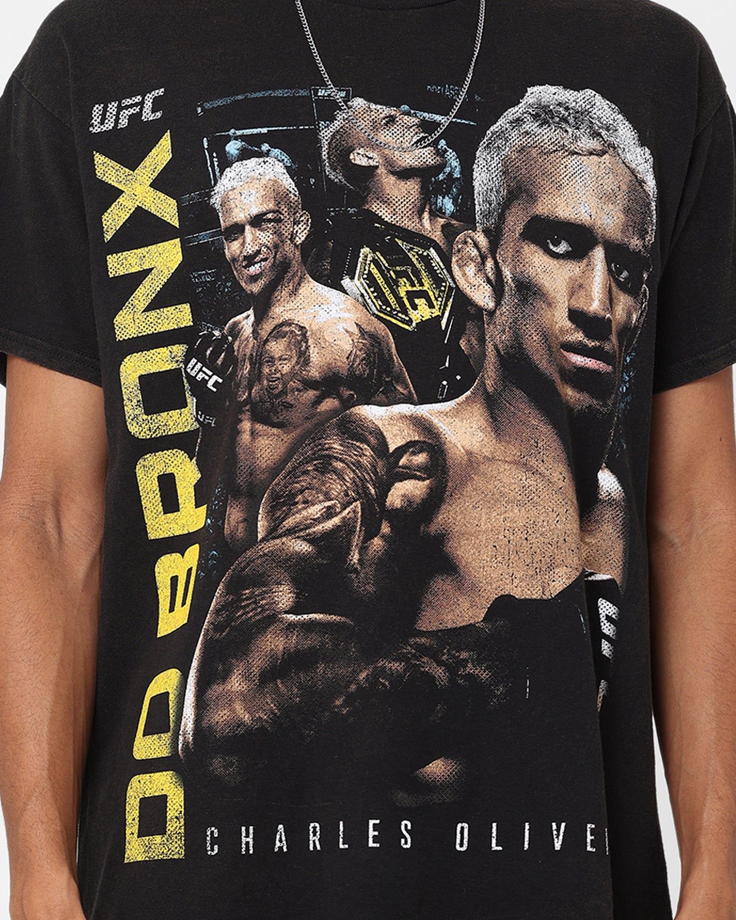 Goat Crew X UFC Charles 'Do Bronx' Oliveira Vintage T-Shirt Black Wash sold by Culture Kings product image thumbnail 3