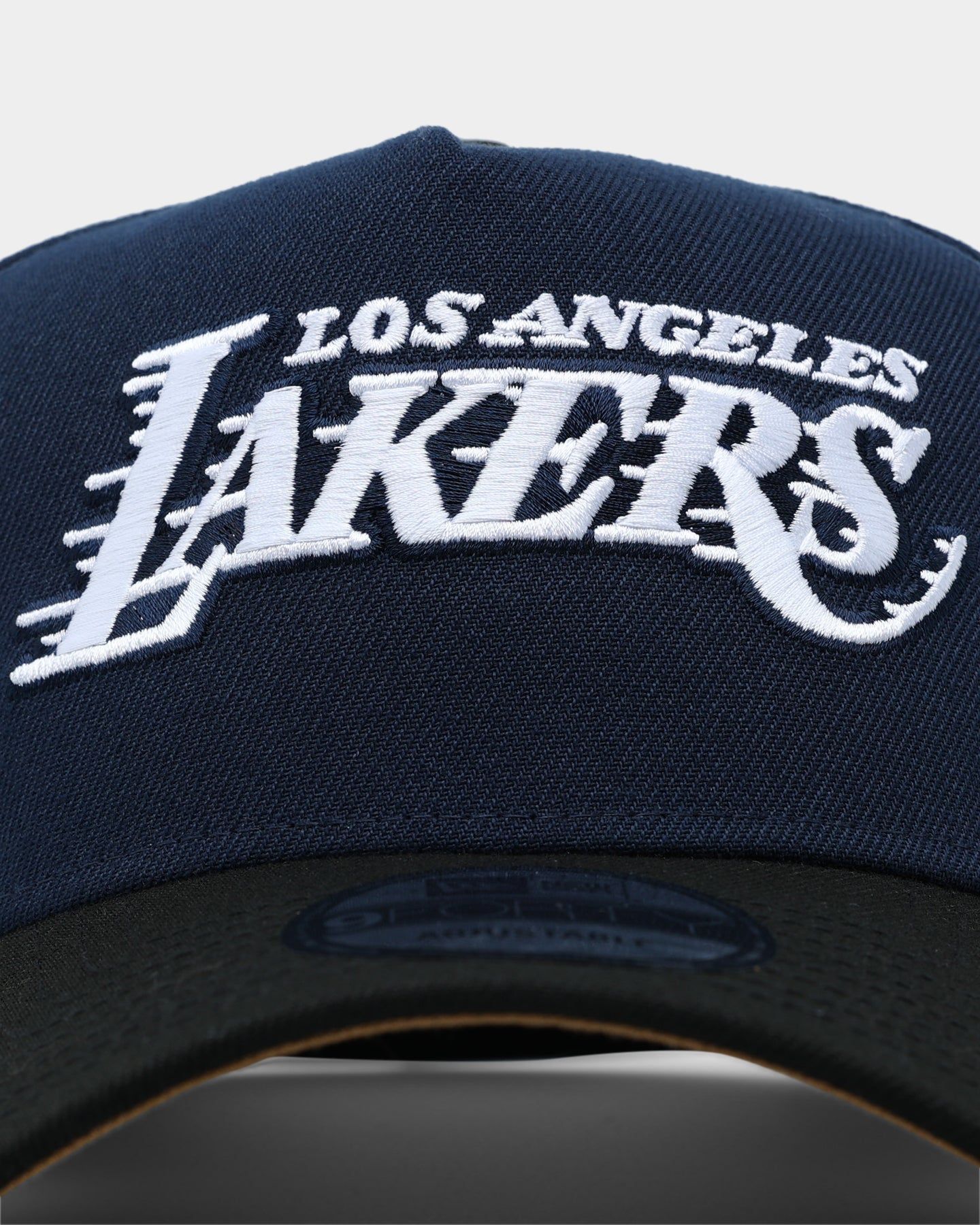New Era Los Angeles Lakers 9FORTY A-Frame 2-Tone Snapback Dark Blue sold by Culture Kings product image thumbnail 5