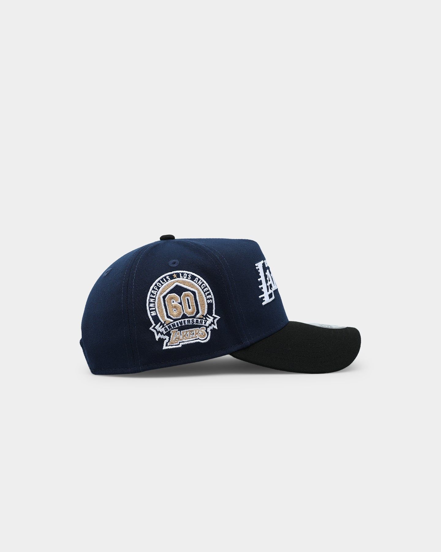 New Era Los Angeles Lakers 9FORTY A-Frame 2-Tone Snapback Dark Blue sold by Culture Kings product image thumbnail 3