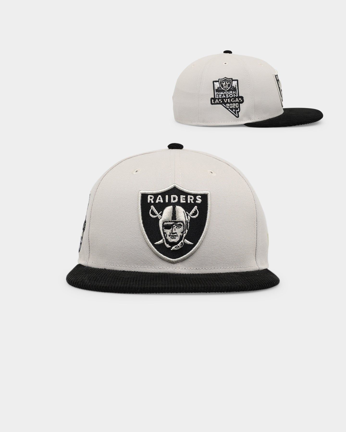 New Era Las Vegas Raiders '2Tone Corduroy' 59FIFTY Fitted Vegas Gold/Black sold by Culture Kings