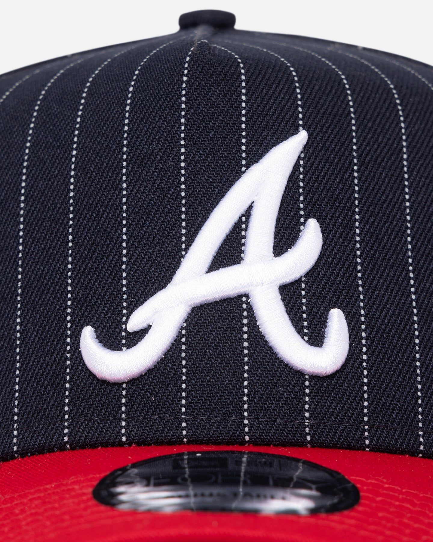 New Era Atlanta Braves '2-Tone Pinstripe' 9FORTY A-Frame Snapback Pinstripe sold by Culture Kings product image thumbnail 5