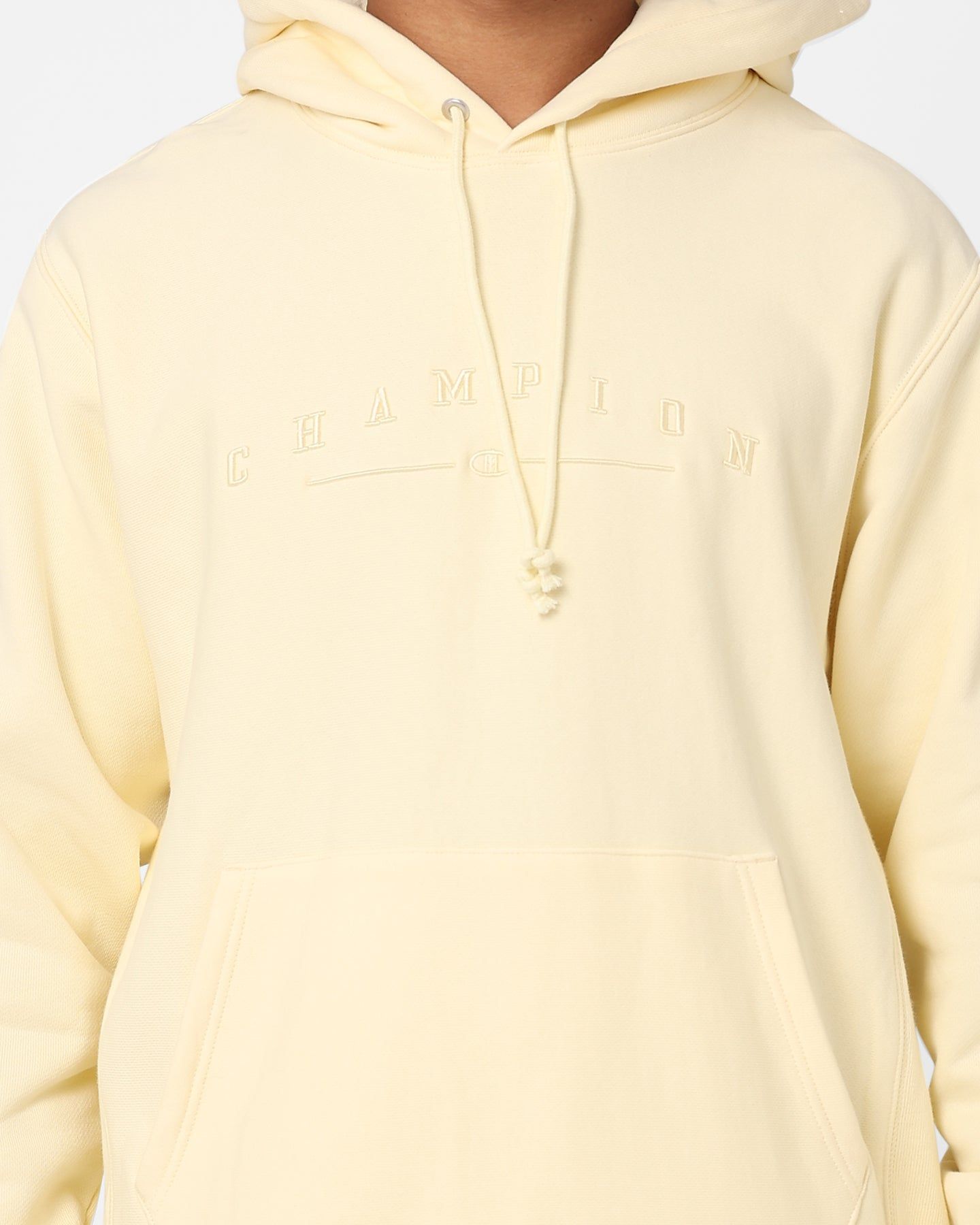 Champion Reverse Weave 2k Logo Hoodie Post Yellow sold by Culture Kings product image thumbnail 3