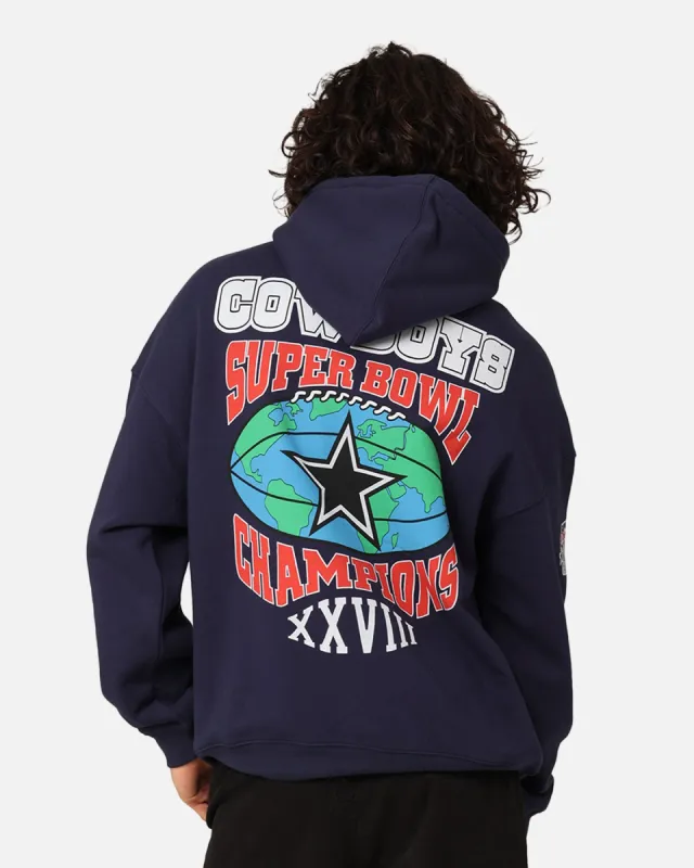 Mitchell & Ness Dallas Cowboys Super Bowl World Hoodie Navy made by Culture Kings