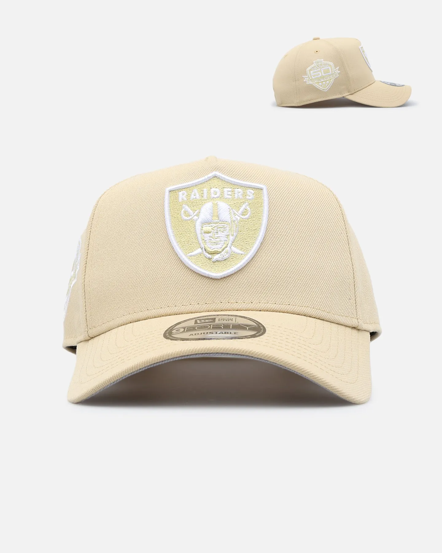 New Era Las Vegas Raiders 'Polychromatic' 9FORTY A-Frame Snapback Vegas Gold sold by Culture Kings
