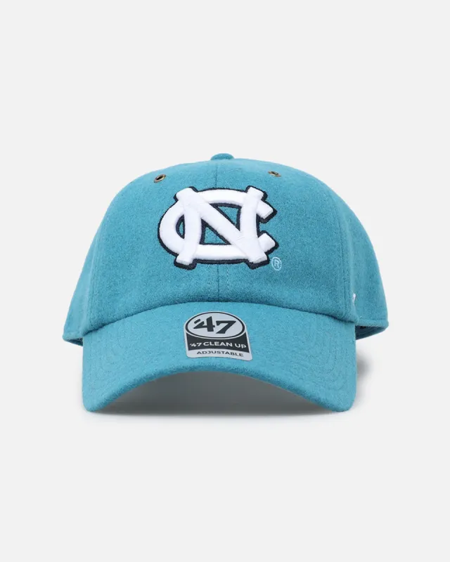47 Brand University Of North Carolina Tar Heels Wooly Clean Up Strapback Columbia sold by Culture Kings