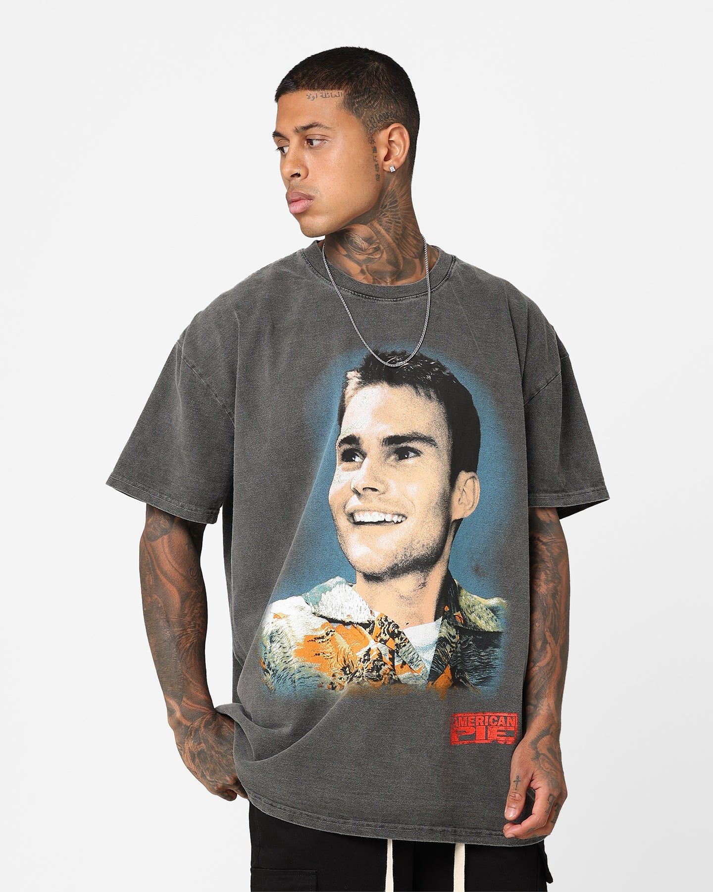 American Thrift X American Pie Stiffler T-Shirt Black Wash sold by Culture Kings