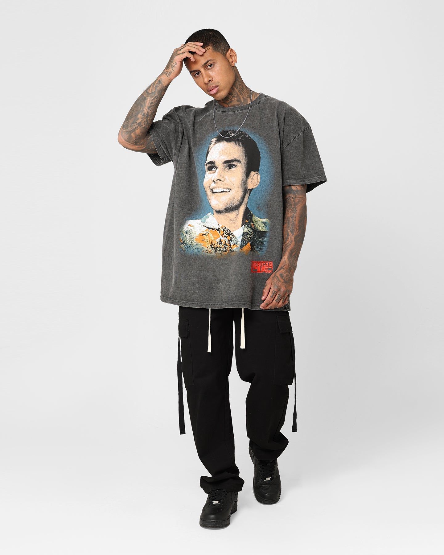American Thrift X American Pie Stiffler T-Shirt Black Wash sold by Culture Kings product image thumbnail 2