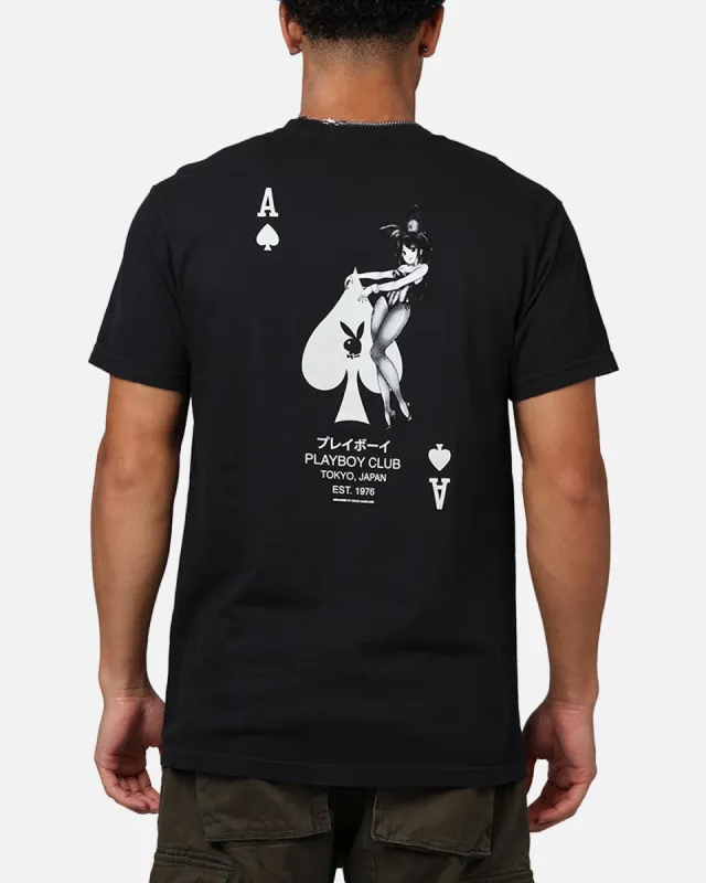 Playboy Ace Of Spades T-Shirt Black/White sold by Culture Kings