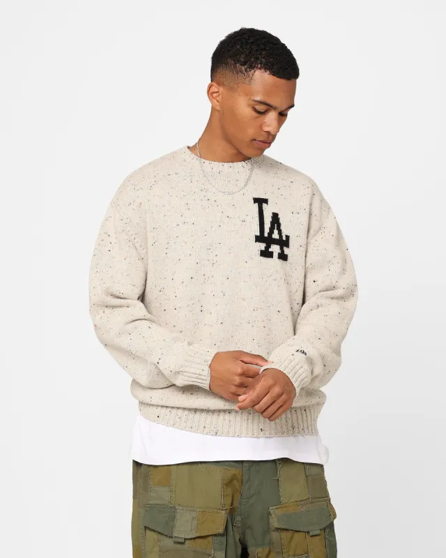 New Era Los Angeles Dodgers Oversized Knit Sweater Stone sold by Culture Kings
