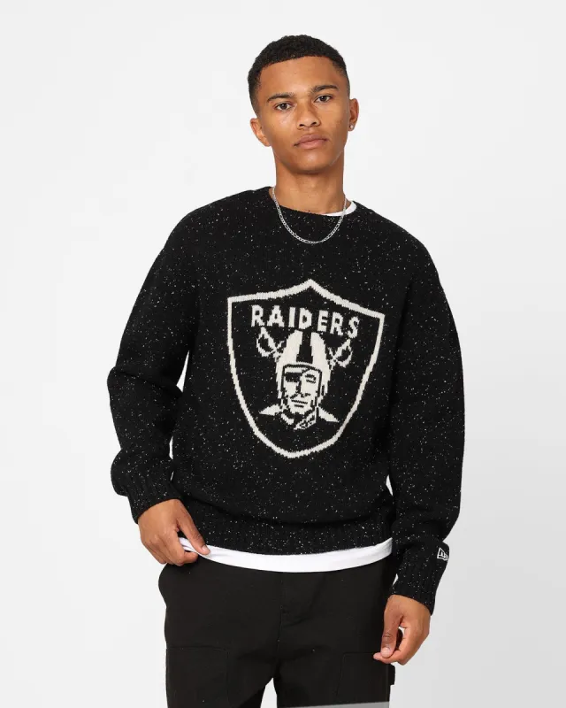 New Era Oakland Raiders Oversized Knit Sweater Black made by New Era