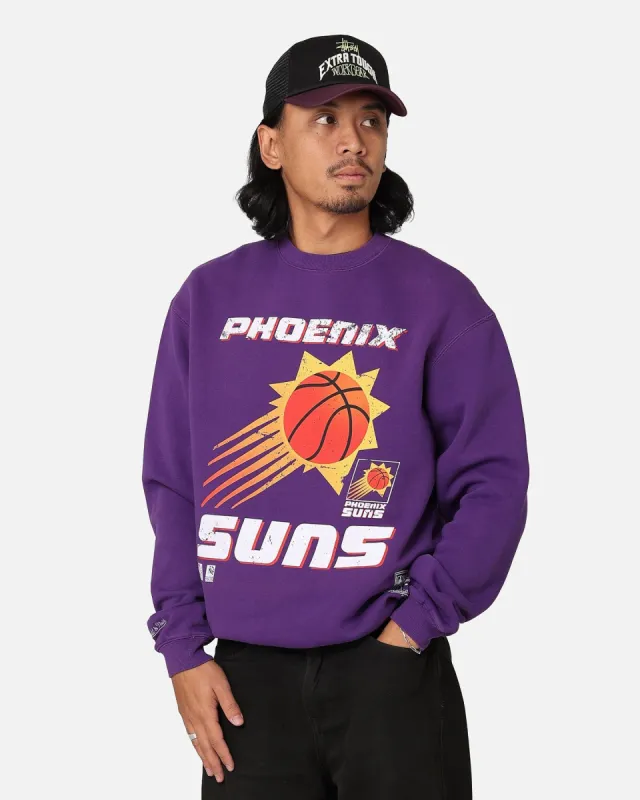 Mitchell & Ness Phoenix Suns Shooting Vintage Crewneck Faded Purple sold by Culture Kings