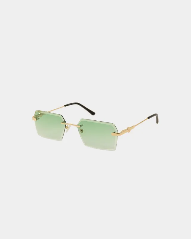Belvoir & Co Kennedy Sunglasses Green/Gold sold by Culture Kings