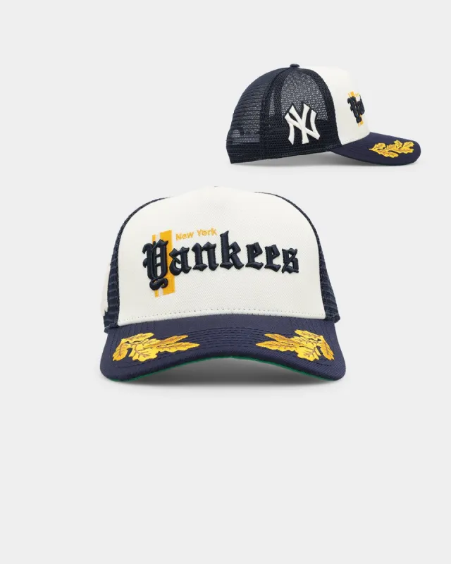 Pro Standard New York Yankees Visor Elite Trucker Eggshell/Navy sold by Culture Kings