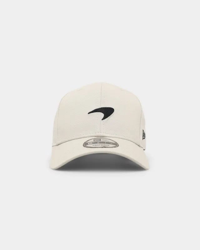 New Era McLaren 9FIFTY Cloth Snapback Light Beige sold by Culture Kings
