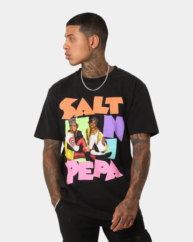 Salt N Pepa Retro Vintage T-Shirt Washed Black sold by Culture Kings